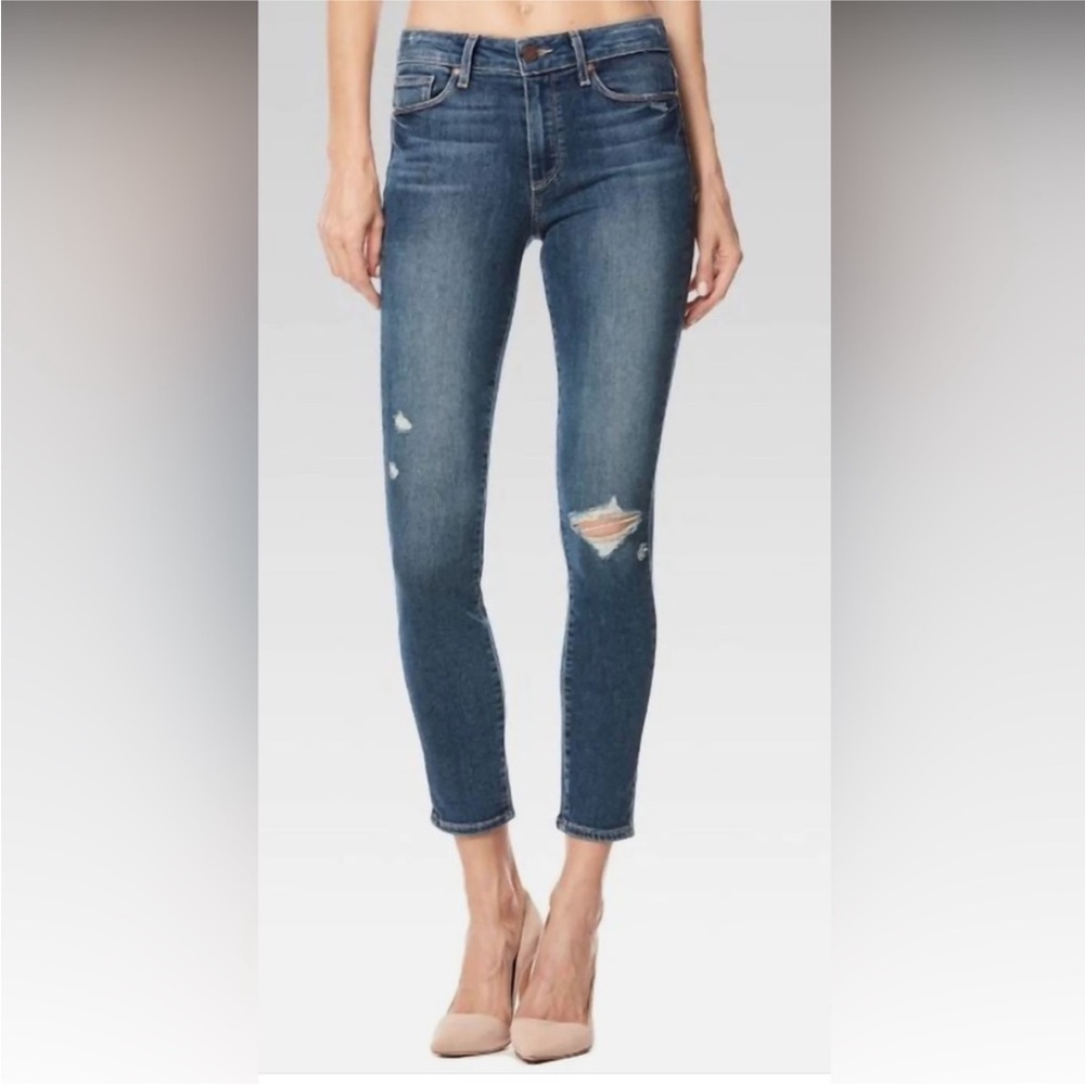 PAIGE Hoxton Ankle destructed jeans size 27